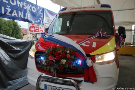 Gasilke in gasilci Prostovoljnega gasilskega društva Kamniška Bistrica bogatejši za novo vozilo in motorno črpalko (87)